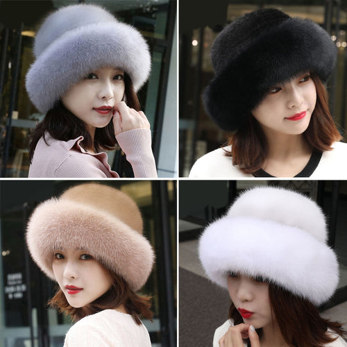 Winter Fashion Faux Fur Hat