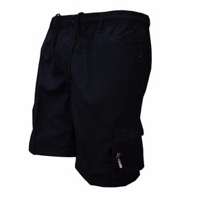 Men's Casual Elasticated Waist Cargo Shorts