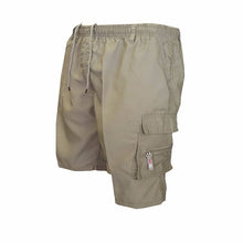 Load image into Gallery viewer, Men&#39;s Casual Elasticated Waist Cargo Shorts