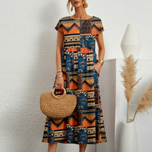 Load image into Gallery viewer, Ladies Loose Printed Summer Dress