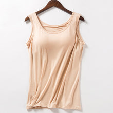 Load image into Gallery viewer, Women&#39;s Tank Top with Built-In Bra