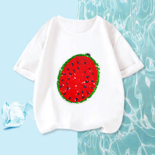 Load image into Gallery viewer, Watermelon Changing Sequins T-shirt