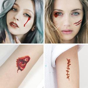 Realistic Scar Tattoo Stickers