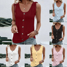 Load image into Gallery viewer, U-neck Vest T-shirt