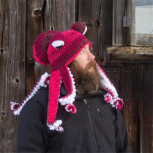 Load image into Gallery viewer, Crochet Octopus Hat