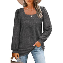 Load image into Gallery viewer, Puff Sleeve Square Neck T-Shirt