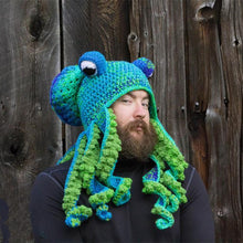 Load image into Gallery viewer, Crochet Octopus Hat