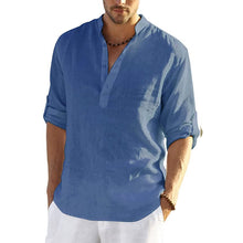 Men's Cotton Linen Hippie Casual T-Shirt – luluwin