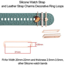 Load image into Gallery viewer, Watch Silicone Bands Decorative Rings