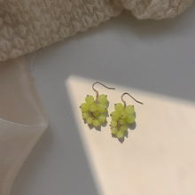 Load image into Gallery viewer, Fruit Grape Drop Earring Hook