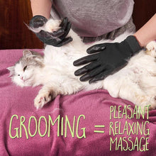 Load image into Gallery viewer, Pet Grooming Gloves, For Cats, Dogs &amp; Horses