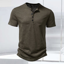 Load image into Gallery viewer, HENLEY SHORT SLEEVE SHIRT