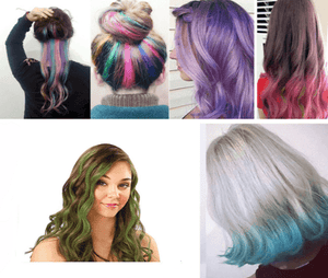 Reusable &amp; Washable Fast Hair Dye Set （6 colors）
