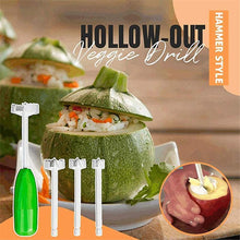 Load image into Gallery viewer, Hammer Style Hollow-Out Veggie Drill (1 Set)