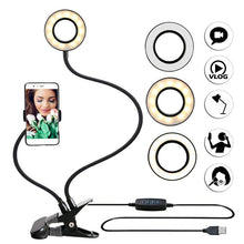 Load image into Gallery viewer, Selfie Ring Light with Cell Phone Holder Stand