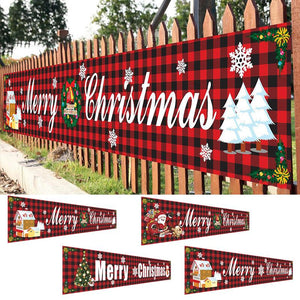 2022 Christmas Outdoor Banner Flag Pulling
