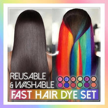 Load image into Gallery viewer, Reusable &amp; Washable Fast Hair Dye Set （6 colors）