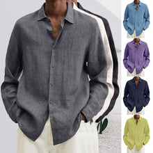Load image into Gallery viewer, Men&#39;s Linen Long Sleeve Shirt