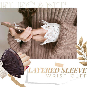 Layered Sleeve Wrist Cuff