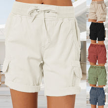 Load image into Gallery viewer, Drawstring Utility Comfy Cargo Shorts
