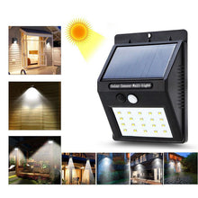 Load image into Gallery viewer, LED Solar Lamps Outdoor, Super Bright Wall Lamp with Motion Sensor