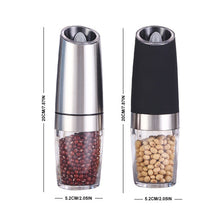 Load image into Gallery viewer, Automatic Electric Gravity Induction Salt and Pepper Grinder