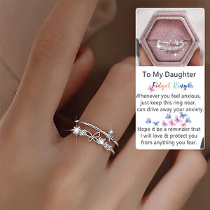 Double Butterfly Diamond Ring(with card)