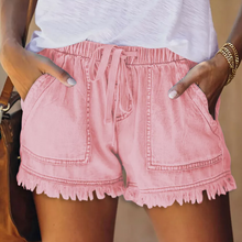Load image into Gallery viewer, Women&#39;s Casual Denim Shorts