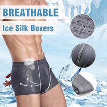 Load image into Gallery viewer, Mens Breathable Ice Silk Boxer