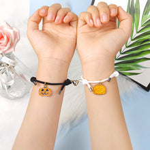 Load image into Gallery viewer, Cute Halloween Heart Magnetic Couple Matching Bracelet