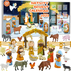24 Days of Christmas Nativity Scene Set