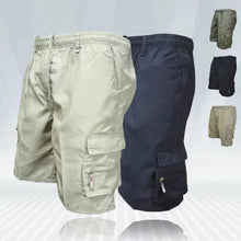 Load image into Gallery viewer, Men&#39;s Casual Elasticated Waist Cargo Shorts