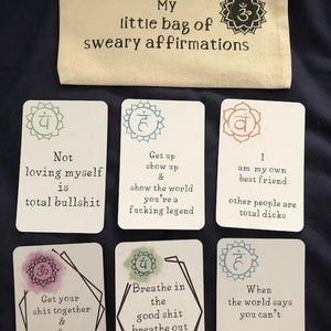 Sweary Affirmation Card Gift