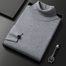 Load image into Gallery viewer, Men&#39;s Solid Color Turtleneck Sweater