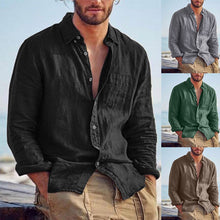 Load image into Gallery viewer, Comfortable Casual Long Sleeve Shirts
