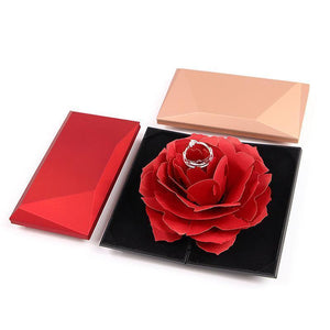 3D Rose Ring Box