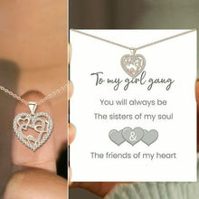 Load image into Gallery viewer, Interlocking Hearts Necklace