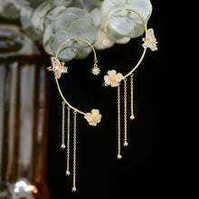 Load image into Gallery viewer, Butterfly Tassel Style Zircon Earrings