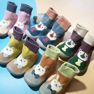 Cartoon Print Baby Toddler Shoes Socks