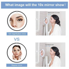 Load image into Gallery viewer, Magnifying Makeup Mirror with LED Light