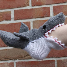 Load image into Gallery viewer, Knitted Shark Socks