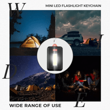 Load image into Gallery viewer, Mini LED Flashlight Keychain