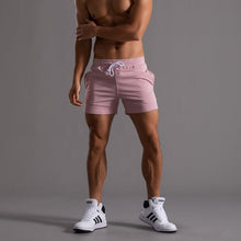 Load image into Gallery viewer, Men&#39;s Drawstring Elastic Workout Shorts