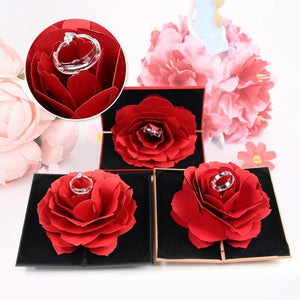 3D Rose Ring Box