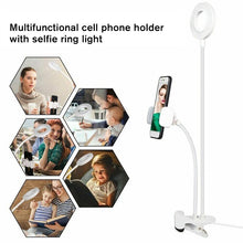 Load image into Gallery viewer, Selfie Ring Light with Cell Phone Holder Stand
