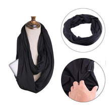 Load image into Gallery viewer, Bequee Winter Scarf With Zipped Pocket