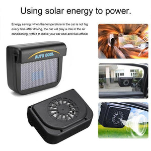 Vehicle Solar Powered Car Vent Window Fan