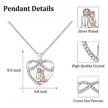Load image into Gallery viewer, Love You Forever Heart Necklace