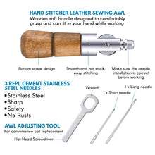 Load image into Gallery viewer, Pre-Sale&gt;&gt;Leathercraft Sewing Stitching Awl Needle Tool