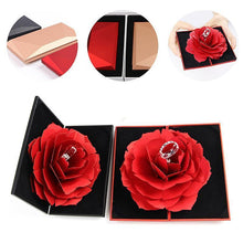 Load image into Gallery viewer, 3D Rose Ring Box